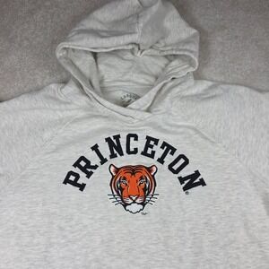 League 91 Hoodie Mens XL Heather White Pullover Princeton University Graphic‎